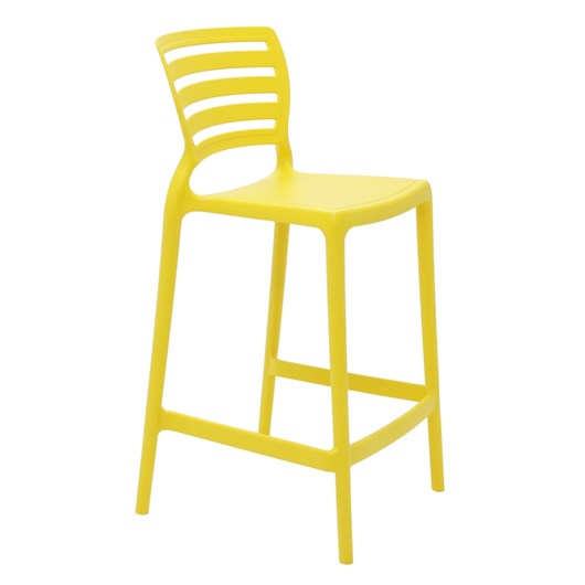 Cadeira Sofia Alta Residência em Polipropileno e Fibra de Vidro Amarelo Tramontina - Imagem principal - c766f8c7-3269-41bf-b734-cdce064b96a7