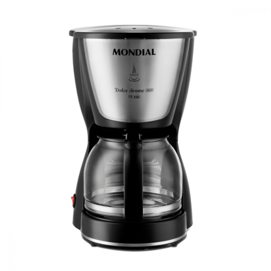 Cafeteira Elétrica C3018 Dolce Arome Preto E Inox Mondial 127V 550W - Imagem principal - dc00b13e-b0e1-43c5-ba37-bb48dd271af2