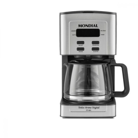 Cafeteira Elétrica C4 Digital Dolce Aroma Preto E Inox Mondial 127V 800W - Imagem principal - 1a62de00-7db9-4cf7-a627-80ac4d28fefb