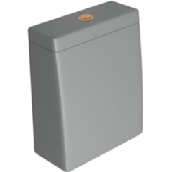 Caixa Acoplada 3/6 Litros Cinza Fosco Red Gold Deca