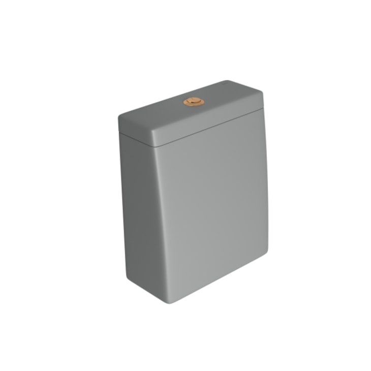 Caixa Acoplada 3/6 Litros Cinza Fosco Red Gold Deca