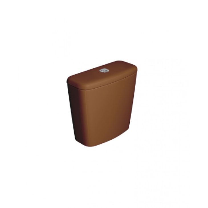 Caixa Acoplada Com Acionamento Duo Para Ravena/Aspen/Izy/Flex/Skids Caramelo Deca