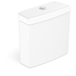 Caixa Acoplada Ecoflush 3/6 Litros Slim Branco Celite