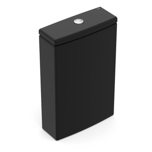 Caixa Acoplada Ecoflush 3/6L Ona Preto Matte Roca - Imagem principal - 5ae11f0d-76aa-40ee-88fb-db937f006e7d