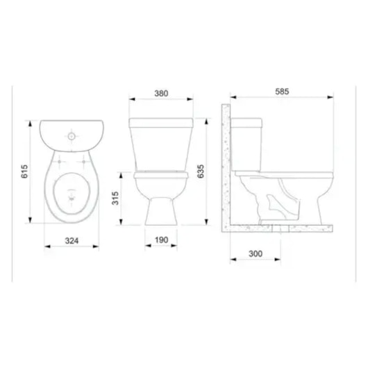 Caixa Acoplada Ecoflush 3/6Litros Art/first/avant Branco Incepa - Imagem principal - 4d1992aa-ebe2-4527-9df6-7ed799cb9d63