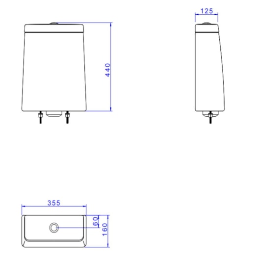 Caixa Acoplada Monocromática  LK Branca Deca - Imagem principal - c09397af-bd41-4039-9734-2a45d52ce6f6