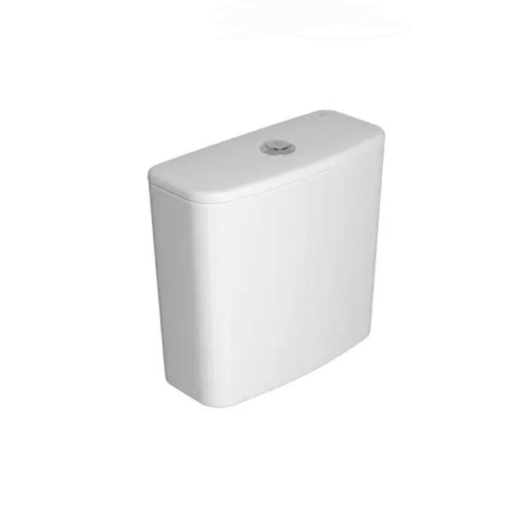 Caixa Acoplada Para Vaso Sanitário com Acionamento Duo Entrada Invertida Izy  Ravena Aspen Flex Branco Deca