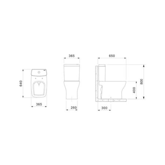 Caixa Acoplada Para Vaso Sanitário Ecoflush 3/6L Boss Matte Black Incepa - Imagem principal - 3ab57004-51ed-475e-9831-8dd1883023dd