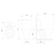 Caixa Acoplada Saveiro Cinza Celite 3/6L - 60eb5775-8c93-4b6c-a209-4b8b586a3632
