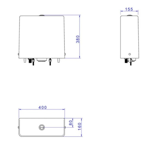 Caixa Acoplada Wish Branco Deca - Imagem principal - e3b912d5-2015-4f2a-bb65-d0c6cd63b5ac