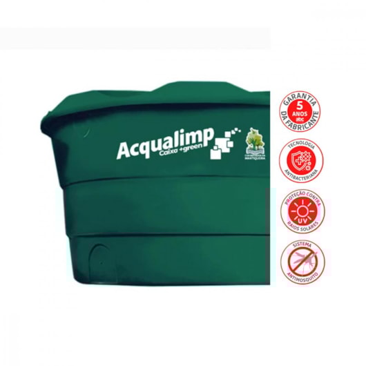 Caixa D'Água Tampa Aberta Green Acqualimp 500L - Imagem principal - 07b753d8-772c-4944-a0f3-0727362aef8f