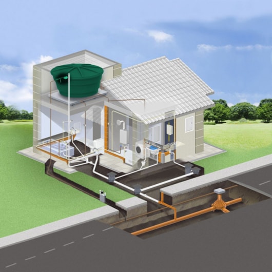 Caixa D'Água Tampa Aberta Green Acqualimp 500L - Imagem principal - ca607fc1-dd01-4832-884a-306653fb1cbe