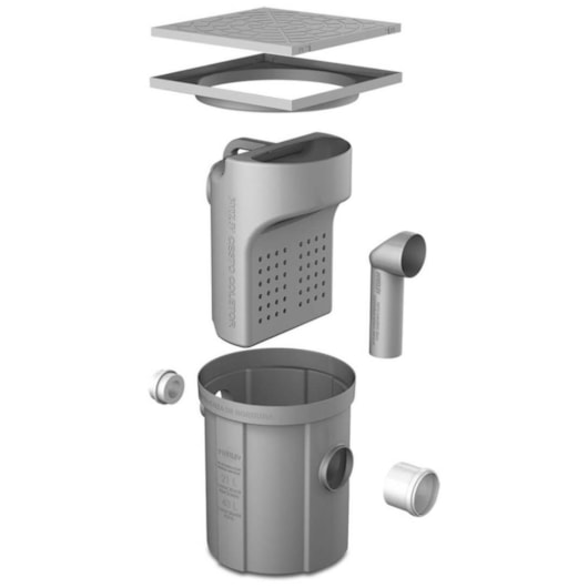 Caixa De Gordura Com Cesto Fortlev 21L - Imagem principal - 50f380e3-4d05-4492-bf30-ca8854fda758