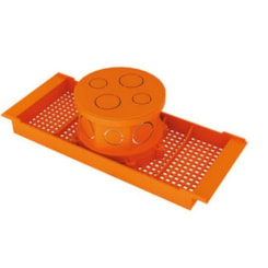Caixa De Luz Octogonal Com Suporte Para Lajota 300mm Amanco Caixa De Luz Octogonal Com Suporte Para Lajota 300mm Amanco
