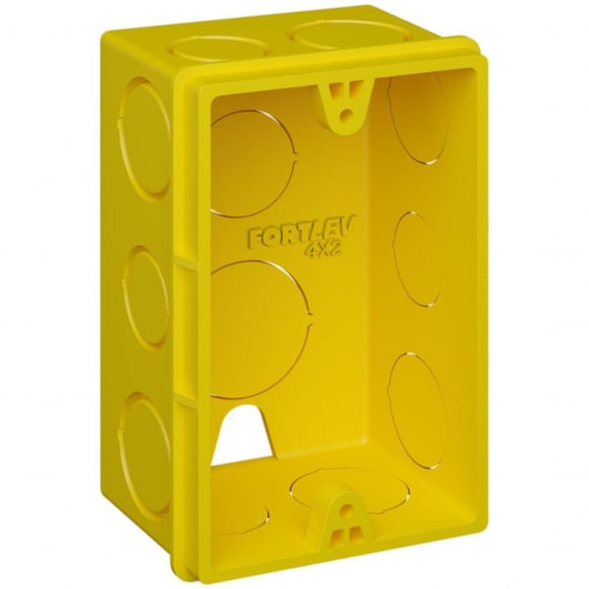 Caixa De Luz Reforçada Pvc Fortlev 4x2 - Imagem principal - 4a3747bf-ae14-425c-a600-2bcfed61ac45