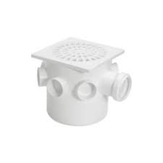 Caixa Sifonada Quadrada Com 5 Entradas Amanco 10x18,5x7,5cm - Imagem principal - ed1458a9-b535-42ba-a73a-6c573d3244f9