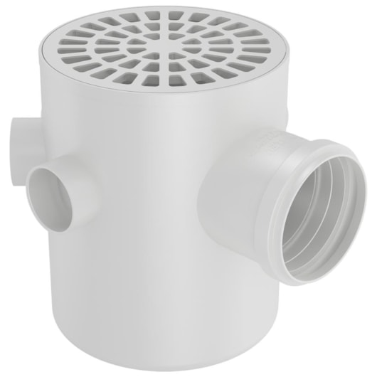 Caixa Sifonada Redonda Branca Fortlev 15x18,5x7,5cm - Imagem principal - 62b050bb-3a2a-4ea7-a45d-308d33fde7de