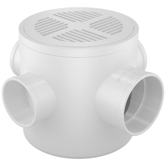 Caixa Sifonada Redonda Fortlev 10x10x5cm - Imagem principal - 2e812a94-6ffc-4308-85e8-5316d5a83a93