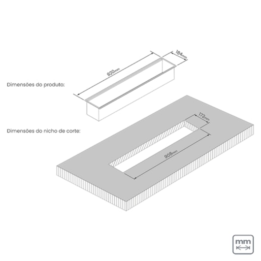 Calha Úmida Para Cuba Scotch Brite Tramontina 90x18cm - Imagem principal - a051cb47-b105-41a6-b34d-3d0132083efc