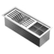 Canal Equipado com 2 Acessórios Escovado 45x14x14,5cm Docol - d8a36356-9420-483a-8872-4c4f2faafeb7