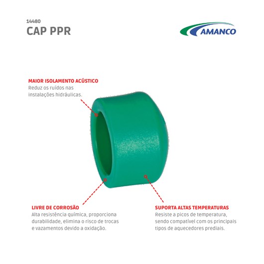 Cap PPR Amanco 2,5cm - Imagem principal - f10a0f1e-73a7-422b-b485-4840271459b2
