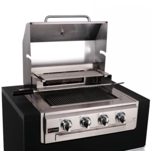 Churrasqueira E Grill A Gás GN Com Tampa E Queimadores Titan  - Imagem principal - 332a516b-8622-4084-b8f5-7127bbd59339