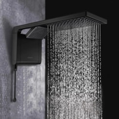 Chuveiro Acqua Duo Black Matte 220V 6800W Lorenzetti