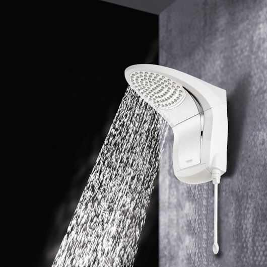 Chuveiro Acqua Jet Ultra 125v 5500w Branco Lorenzetti - Imagem principal - e184d60d-31c0-4d11-9d02-2ab3bfc9fe1e