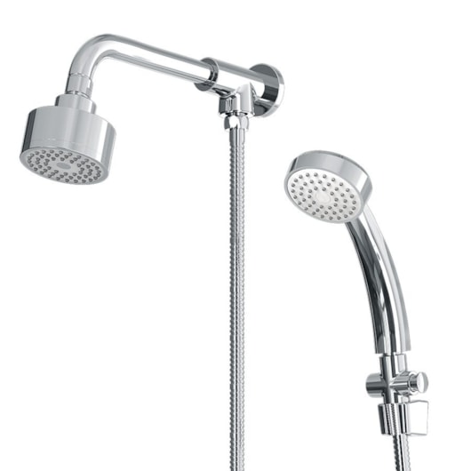Chuveiro Articulado Com Desviador Abs Ouro Fino Cromado Fani - Imagem principal - c07c9aa3-df5d-4d32-bfc6-efca9cce7b60