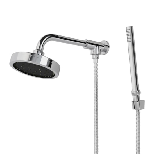 Chuveiro Articulado Com Desviador De Parede Mix 500 Cromado Fani - Imagem principal - 1c64e321-5446-45a7-991e-6905f85fe91c