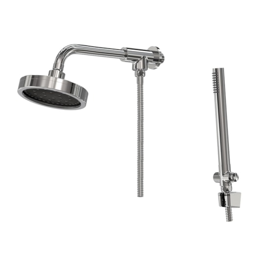 Chuveiro Articulado Com Desviador Metal Cromado Fani - Imagem principal - 60e37061-3b3b-4e34-8079-962ae18b5bb0