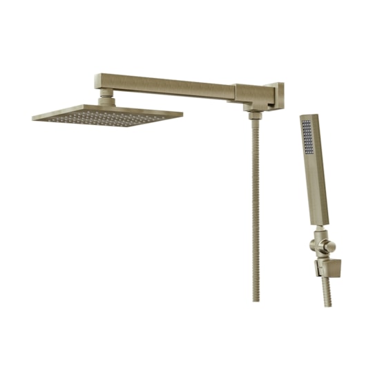 Chuveiro Articulado Com Desviador Metal  Versata   Ouro Velho Fani - Imagem principal - 06691f15-6eda-485f-86de-a02a0523a0e3