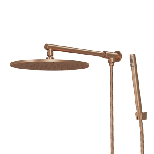 Chuveiro Articulado De Parede Com Desviador Metal Atenas Champanhe Fani - Imagem principal - 13c33f81-362b-49e8-8ac6-bc5188a1c1b5