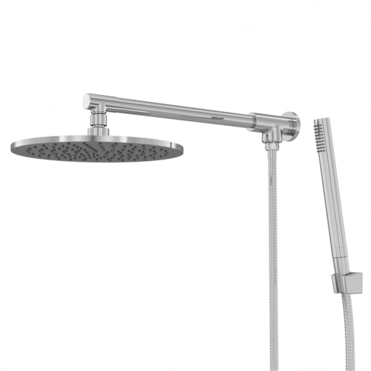 Chuveiro Articulado De Parede Com Desviador Metal Safira Cromado Fani - Imagem principal - 7b911ab5-3c6c-462e-a1ae-03495557acd0