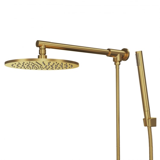 Chuveiro Articulado De Parede Com Desviador Metal Safira Doro Vecchio Fani - Imagem principal - d6dca0ee-4971-4b0c-870b-310cfea65480
