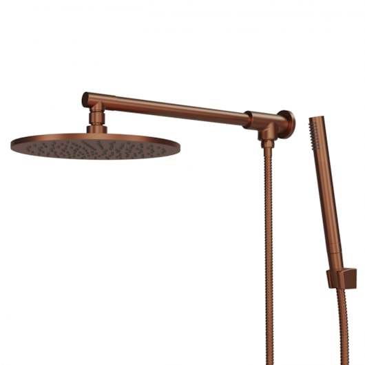 Chuveiro Articulado De Parede Com Desviador Metal Safira Rosso Vecchio Fani - Imagem principal - ca9ee200-9664-46fd-88f8-a4e7a104de2d