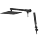 Chuveiro Articulado De Parede Com Desviador Platina 400 Preto Fosco Fani - 39a7f8bc-984e-4809-ac44-becfb4a27f95