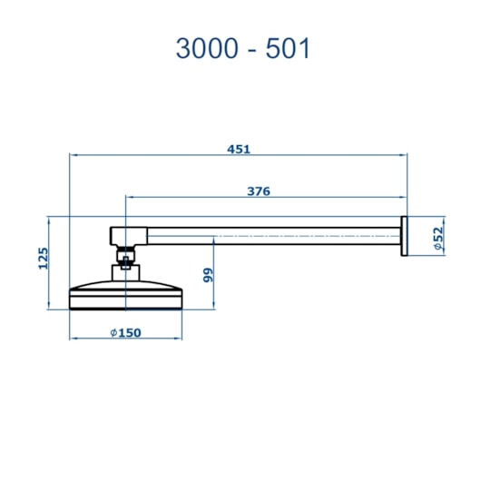 CHUVEIRO ARTICULADO DE PAREDE METAL 1/2 MIX PLUS AUTOLIMP 3000 C501 Champagne FANI METAIS - Imagem principal - cf03ce4d-6eeb-42f0-ab0b-a16bfab20645