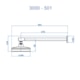 CHUVEIRO ARTICULADO DE PAREDE METAL 1/2 MIX PLUS AUTOLIMP 3000 C501 Champanhe Fani - ebfae103-d7f1-482a-ac74-d04c35787c86