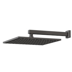 Chuveiro Articulado De Parede  Metal Eros  Preto Fosco Fani