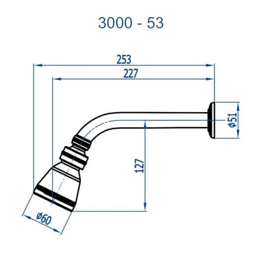 Chuveiro Articulado De Parede Metal  Preto Fosco Fani - Imagem principal - a8dc4e42-f90d-4eda-92a7-3c29b73db698