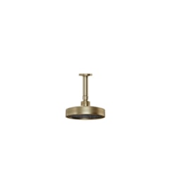 Chuveiro Articulado De Teto Metal  Plus 501 10cm 3200 1/2 Ouro Velho Fani