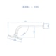 Chuveiro Articulado Hera  De Parede Abs  Cromado Fani - d33b5f57-d777-4dfc-bb43-814776d61e66