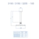 Chuveiro Articulado Hera De Teto  Abs  Cromado Fani - 6e762880-63df-4528-b951-d7071190e5ad