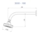 Chuveiro Articulado Jade  De Parede Abs Cromado Fani - bb58496f-6a6a-428b-b4bc-a5a16a530457