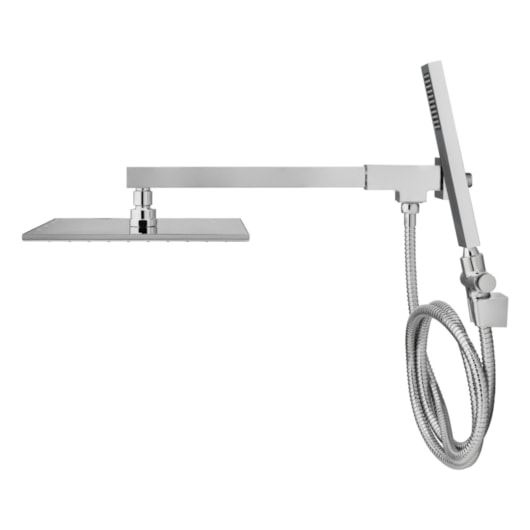 Chuveiro Articulado Platina 400 Com Desviador Metal 3300 1/2 Cromado Fani - Imagem principal - 6ec3f7c8-f29c-478b-b88f-2e1d06be0ff9