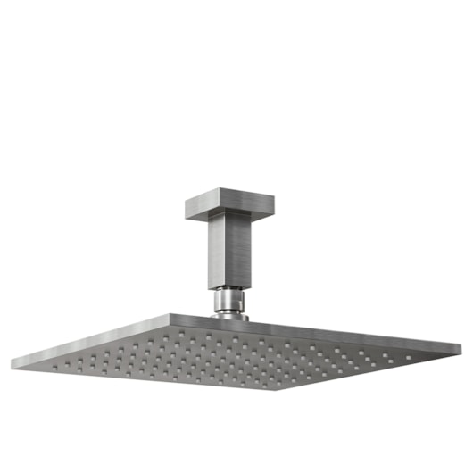 Chuveiro Articulado Platina 400 De Teto Metal 10cm Grafite Escovado Fani - Imagem principal - 48317f4d-2528-4124-b856-957a6c999edf