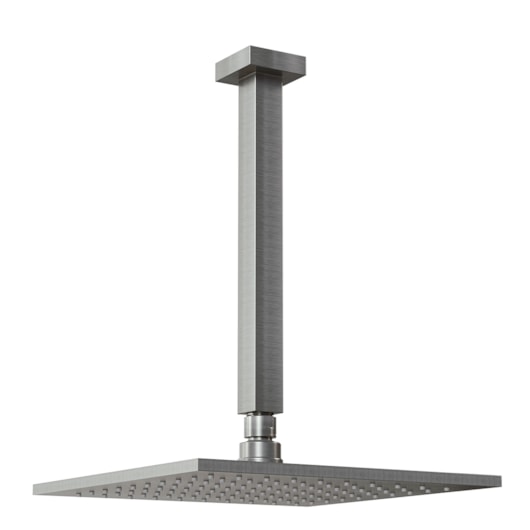 Chuveiro Articulado Platina 400 De Teto Metal 30cm Grafite Escovado Fani - Imagem principal - fc0310fb-f6eb-4b87-ab74-2c455e3010d6