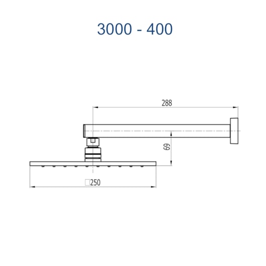 Chuveiro Articulado Platina  De Parede Metal  Preto Fosco Fani - Imagem principal - 7c5b990b-3571-4c02-a5cf-e7c55516e306