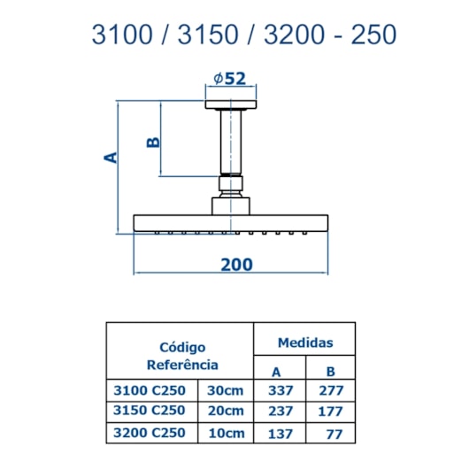 Chuveiro Articulado Plena De Teto  Abs  Cromado Fani - Imagem principal - 6df24bde-4ec1-4ef9-b5f4-605505690cfc
